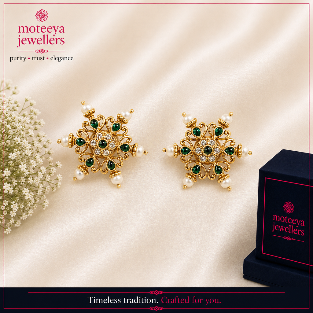 Green Rathachakra Earings m451 451
