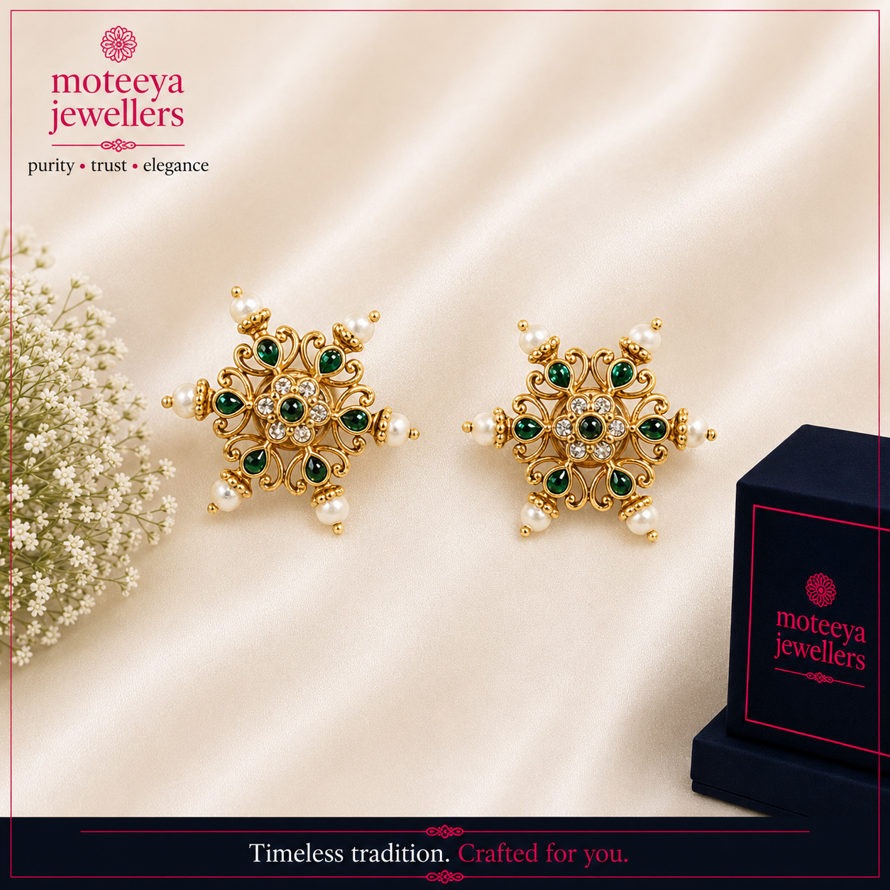 Green Rathachakra Earings m451 451