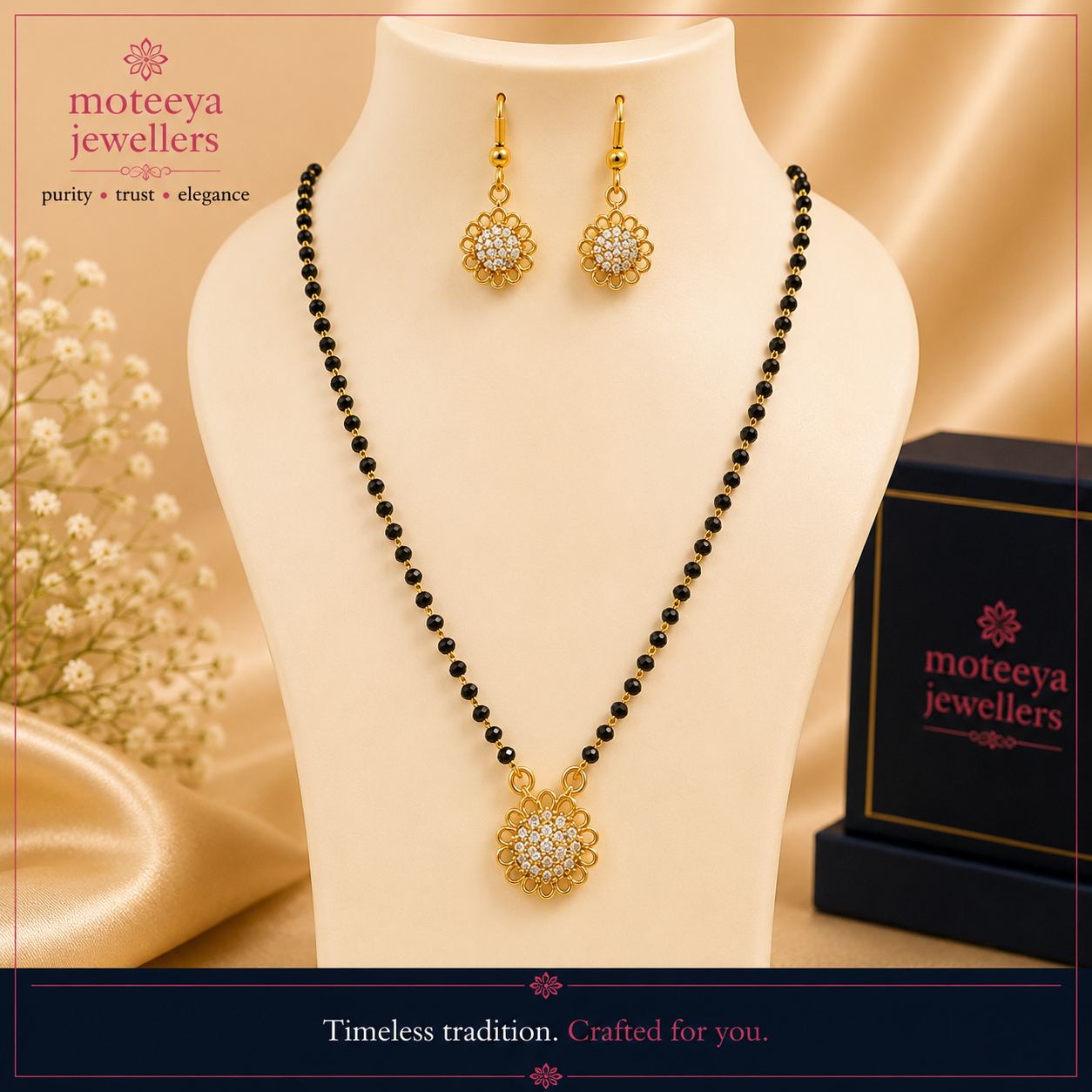 Delicate AD Mangalsutra m520 520