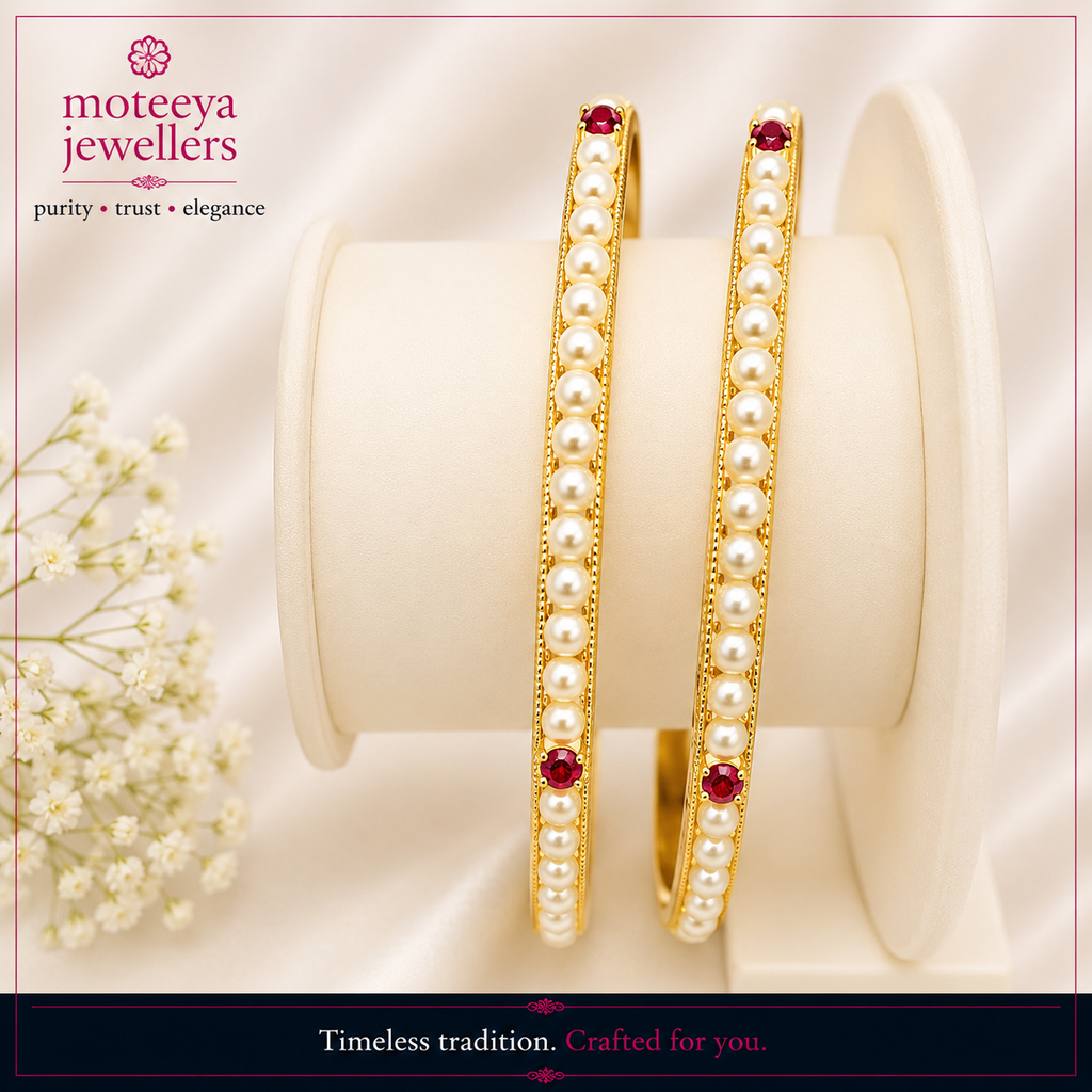 Red Moti Bangles m533 533