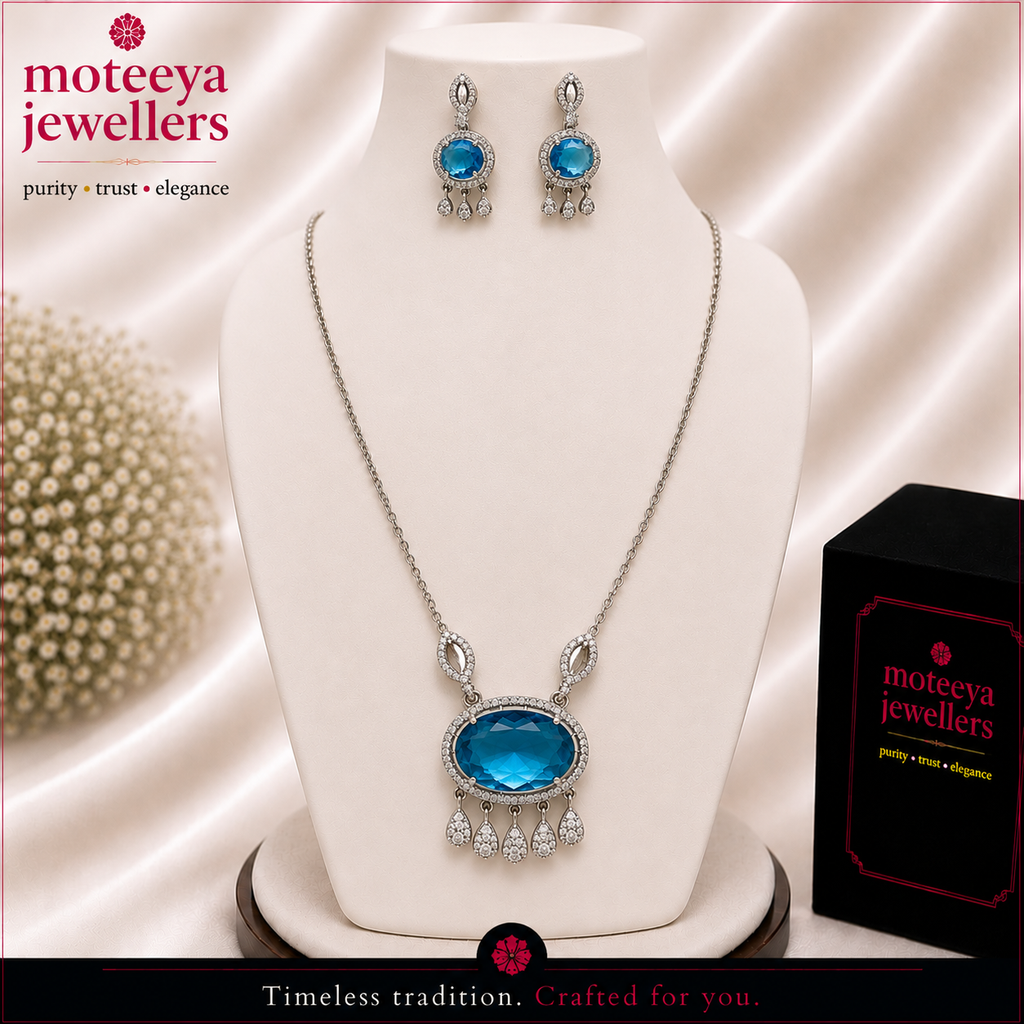 Transparent Oval locket set m328