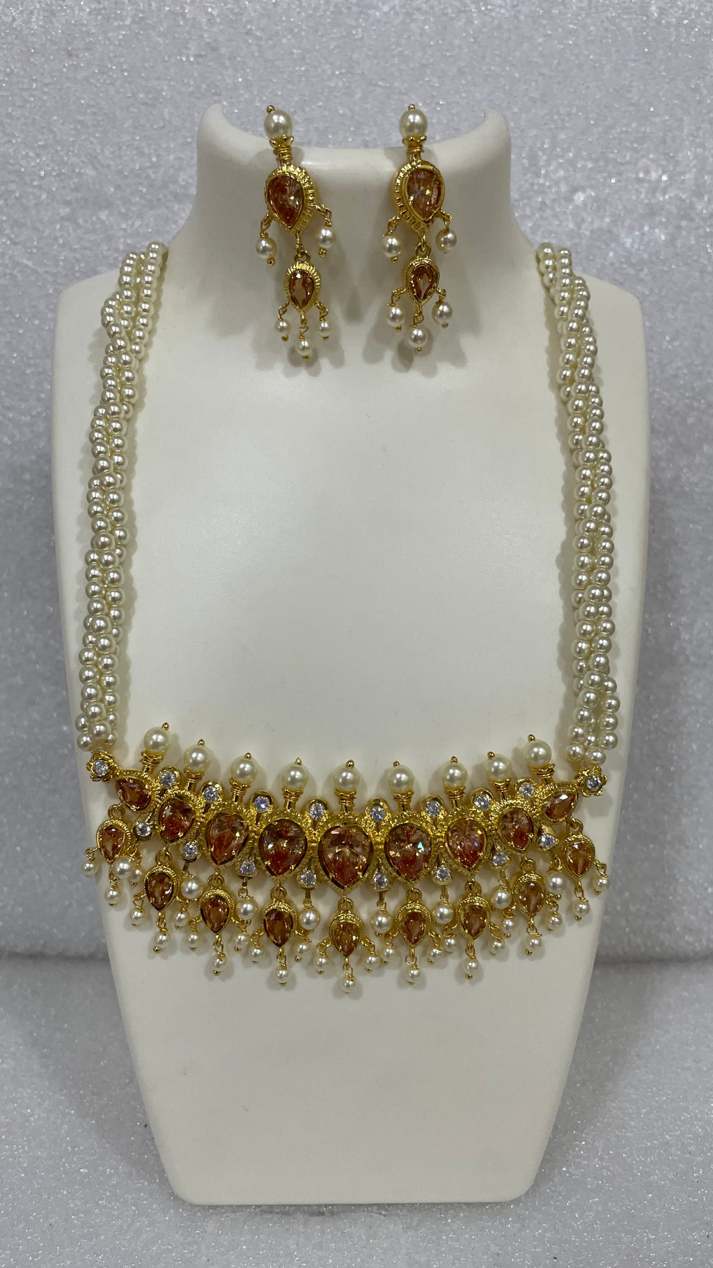 Champagne / yellow saphire color 9 paan Tanmani TN1123 1123