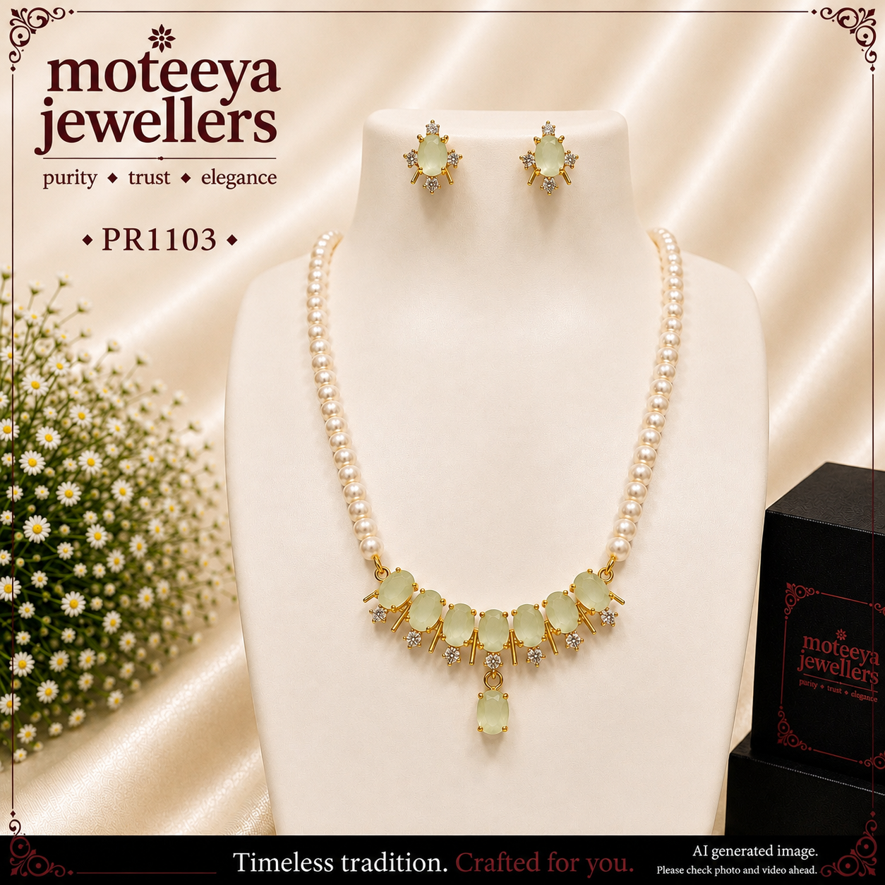 Light green bar pendant set PR1103 1103