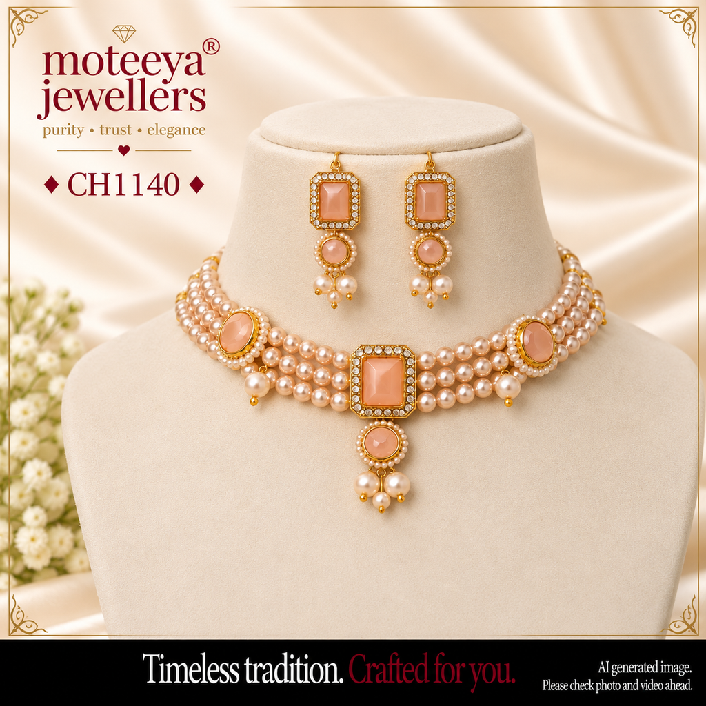 Peach Choker CH1140 1140