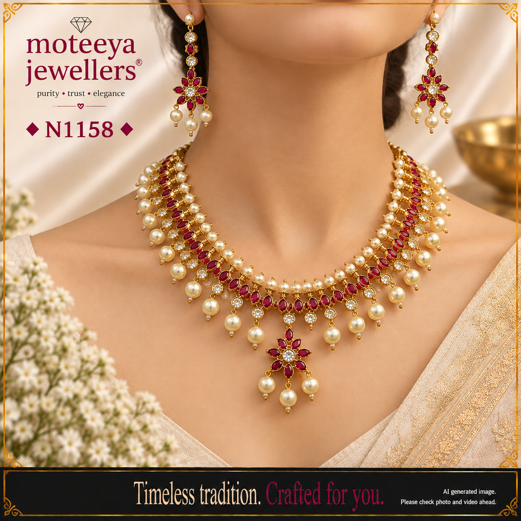 Ratnavali Necklace N1158