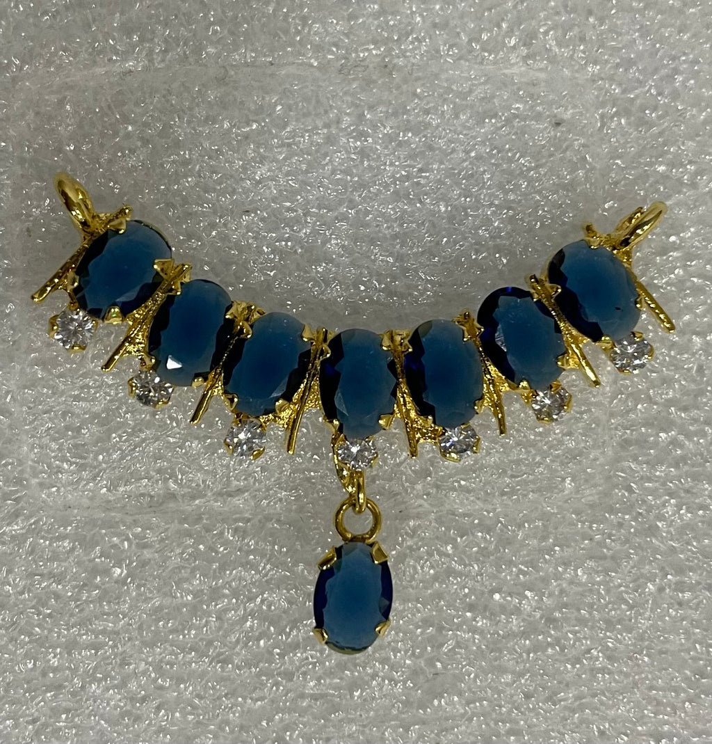 Dark blue bar pendant set PR1108 1108