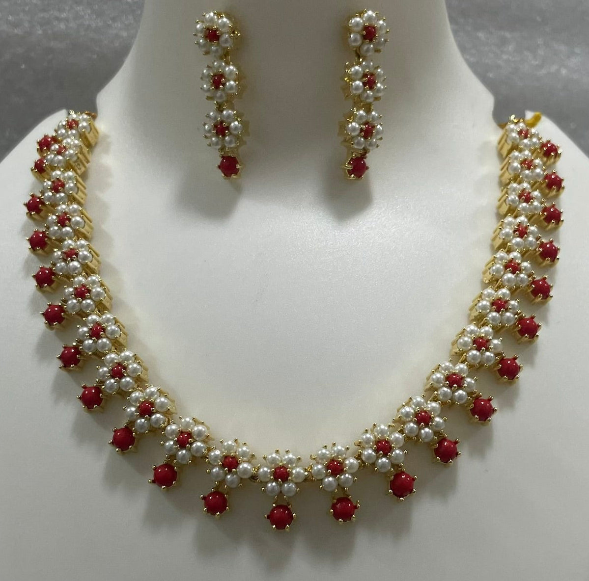 Moti Coral Necklace N1152