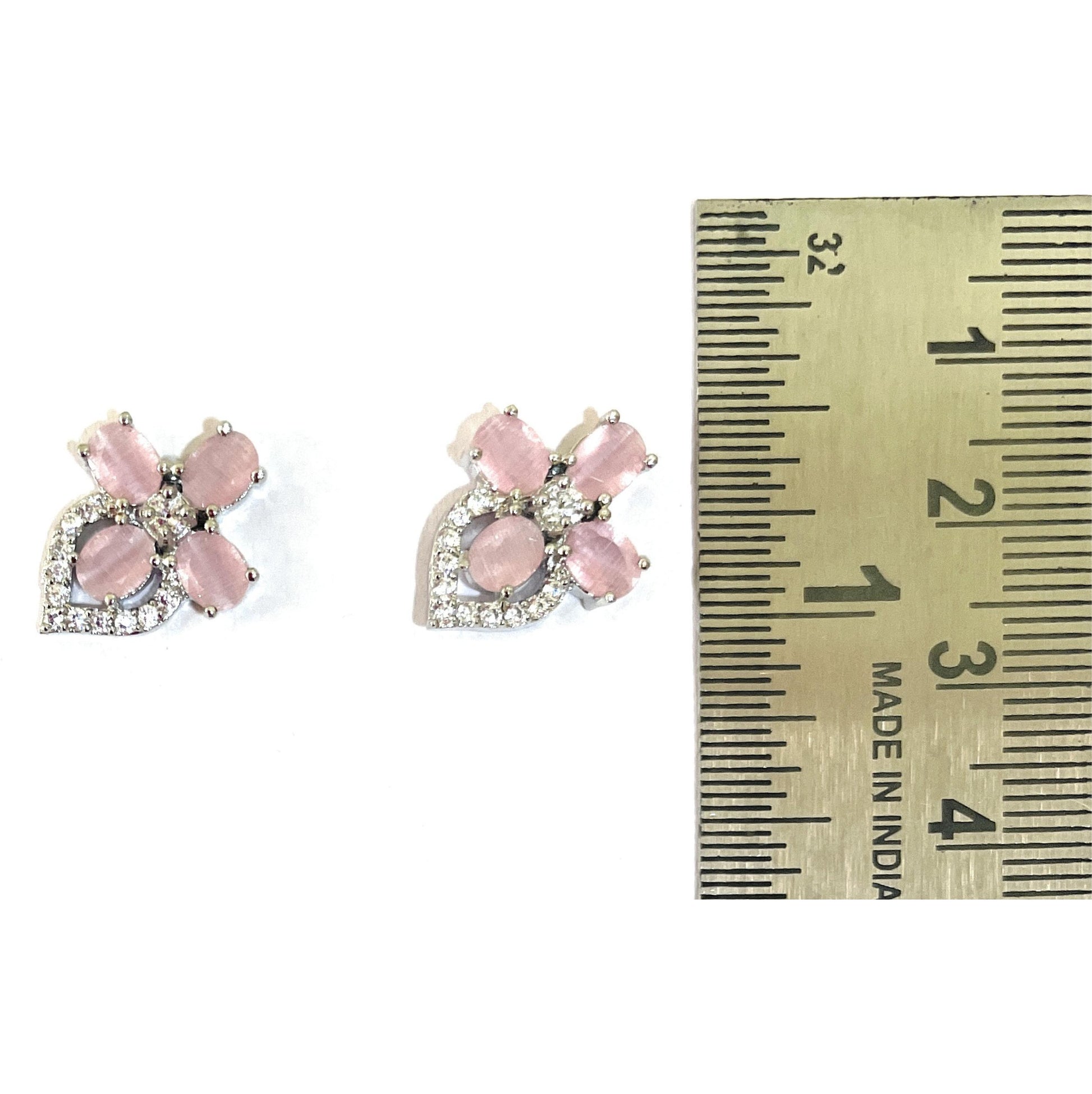 Pink and White American Diamonds Tops
