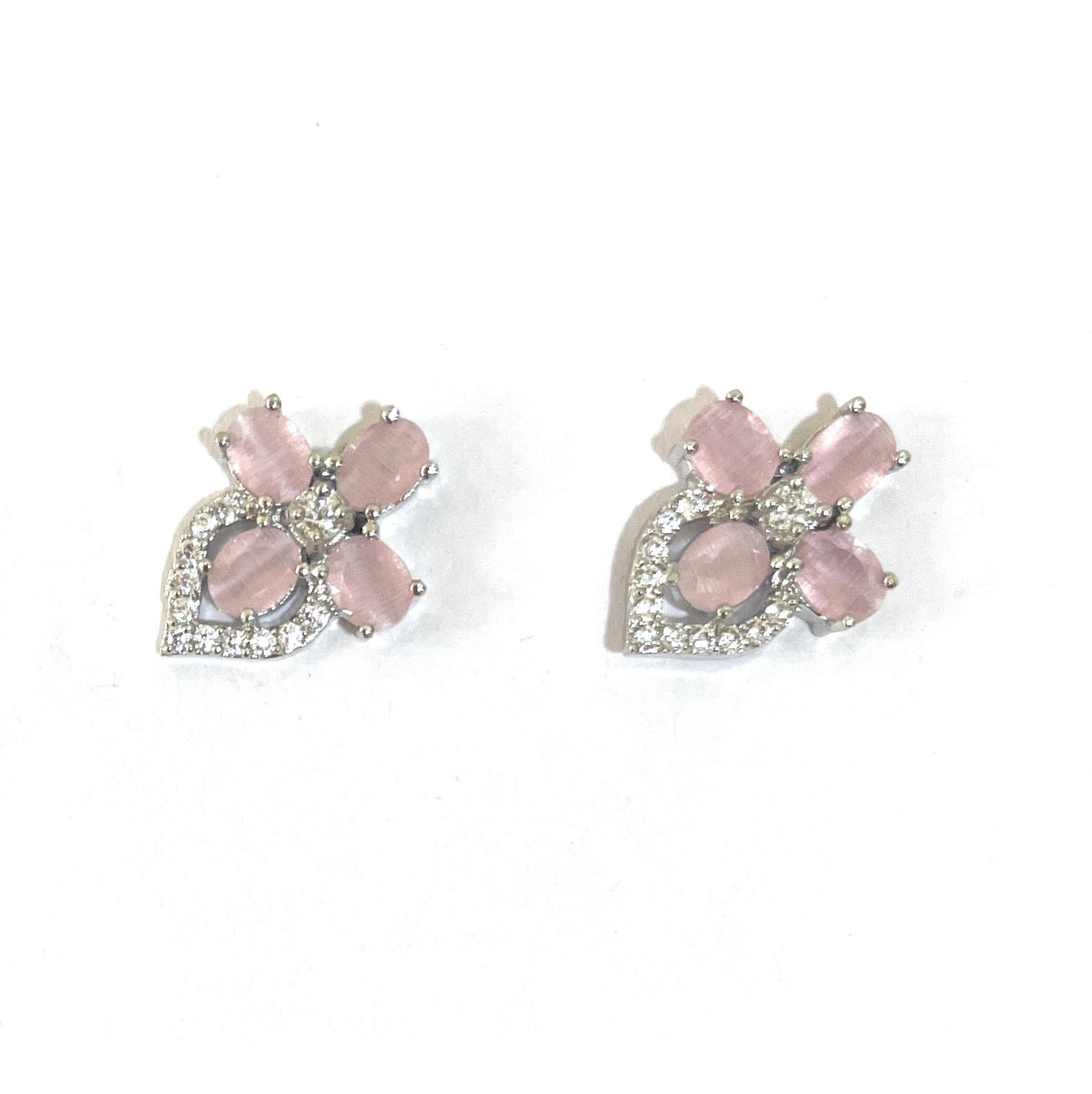 Pink and White American Diamonds Tops