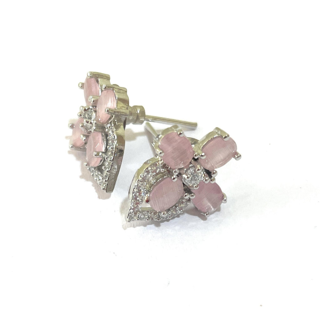Pink and White American Diamonds Tops