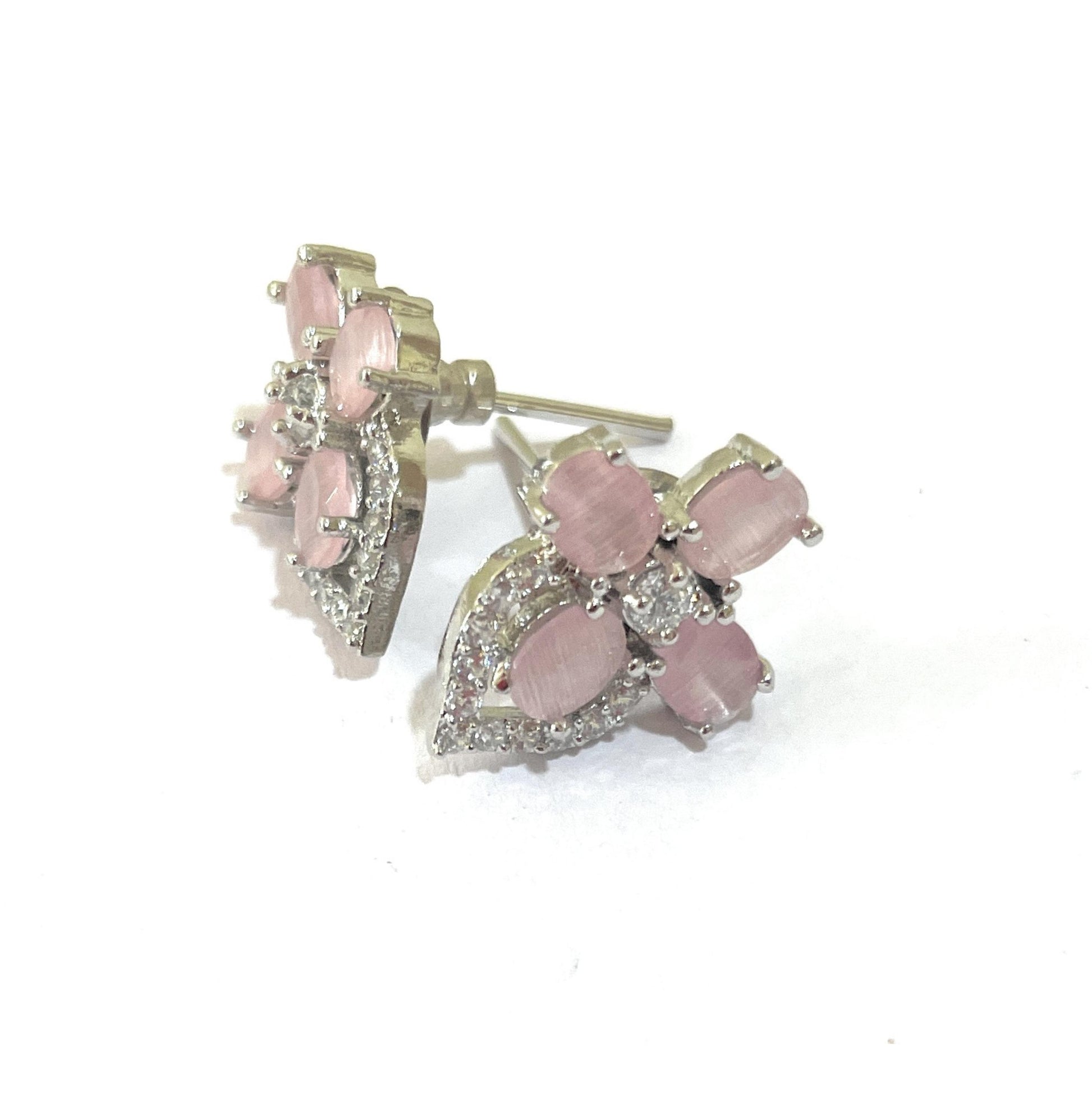 Pink and White American Diamonds Tops