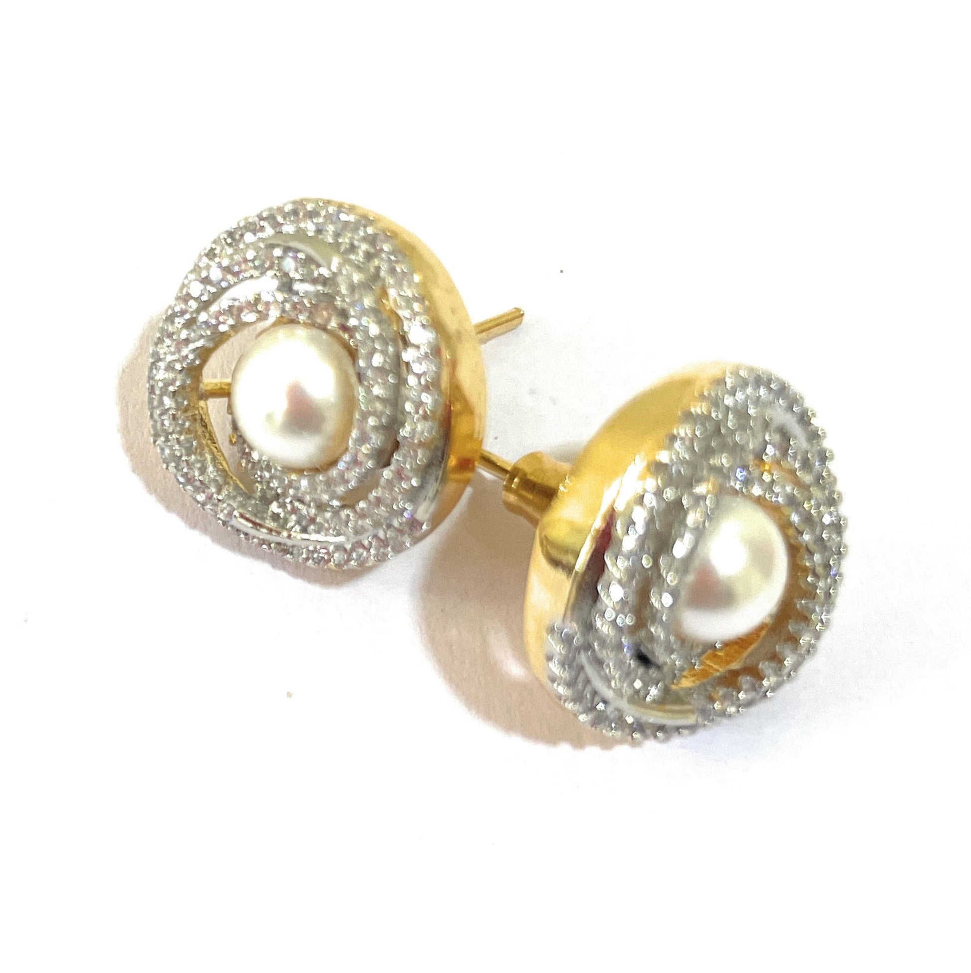Turban Pearl American Diamonds Tops