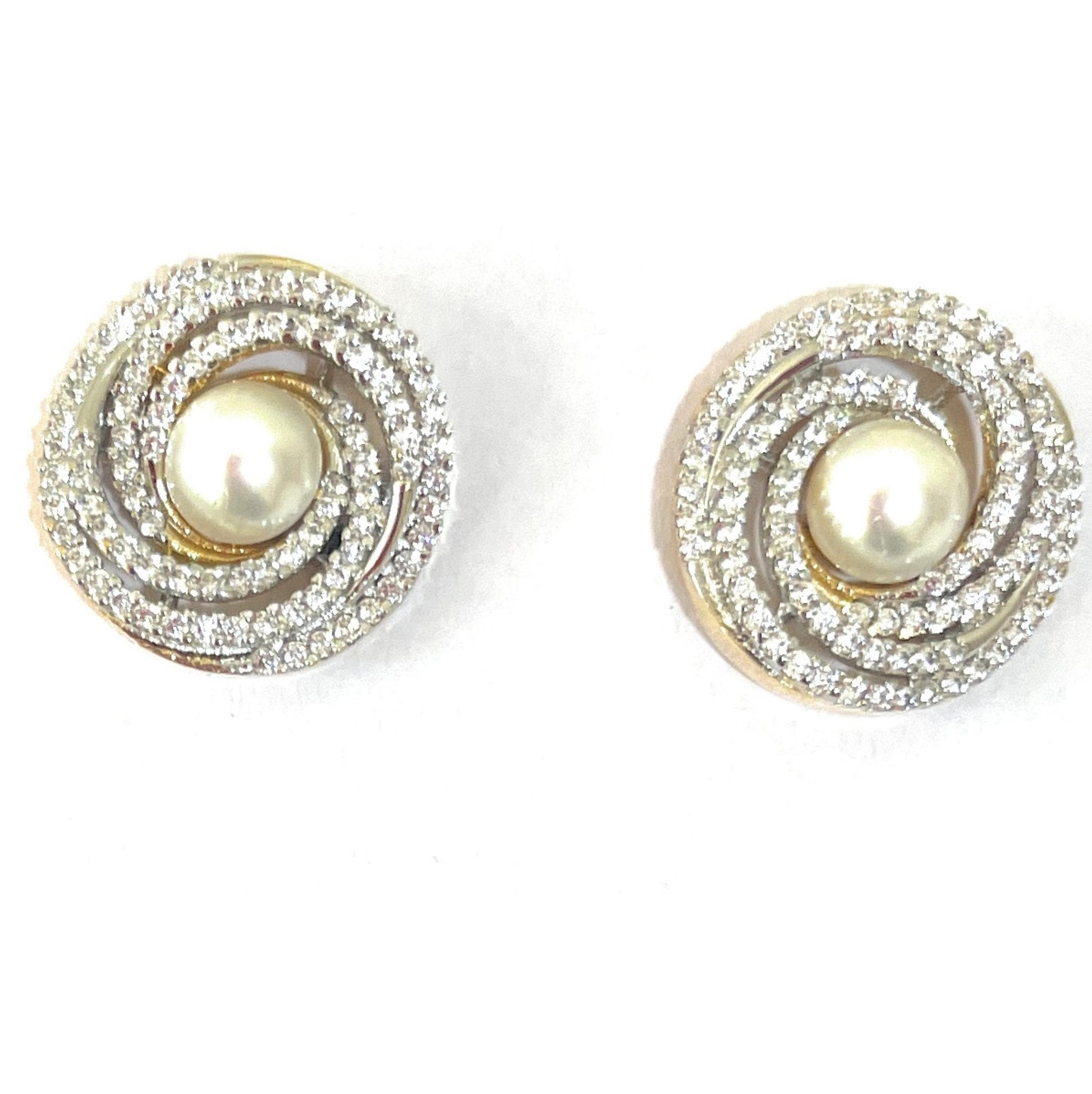 Turban Pearl American Diamonds Tops