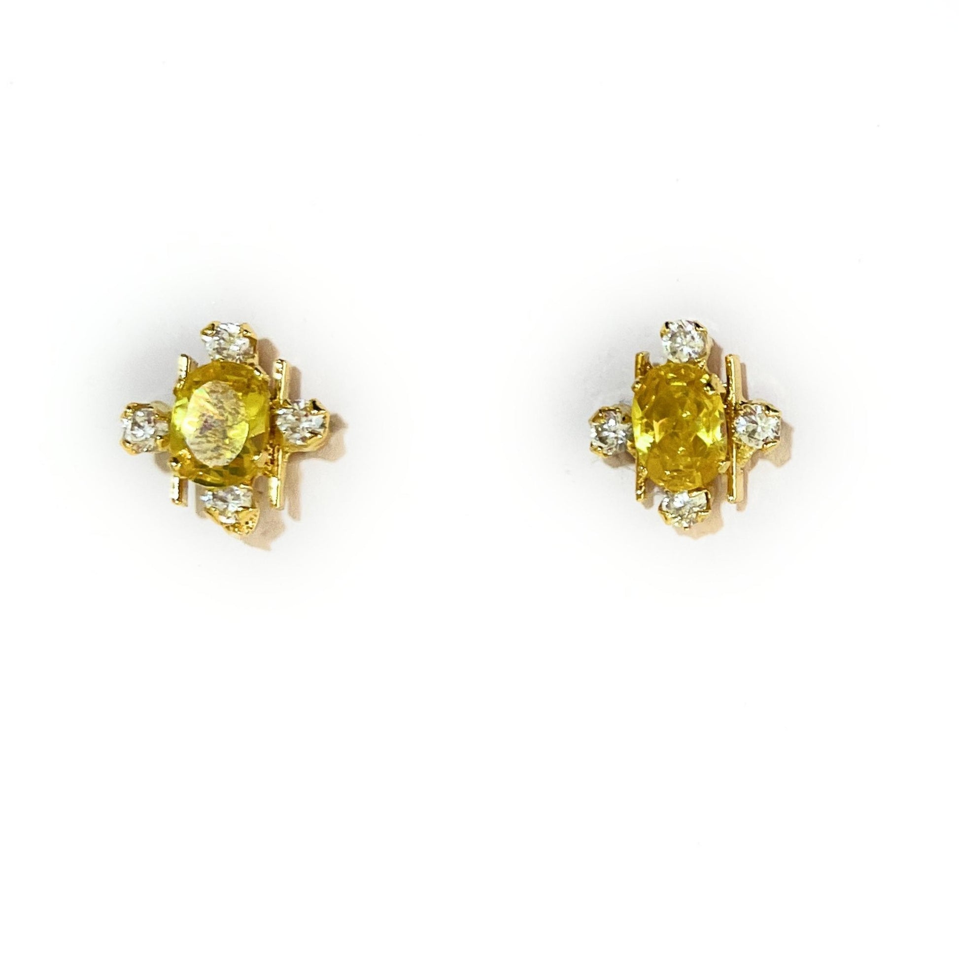 Small Yellow Bar Pendant Set