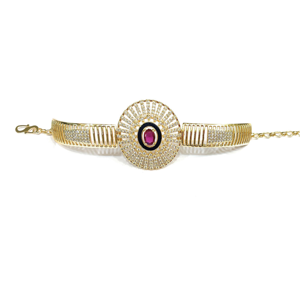 Red Wrist Watch Bracelet