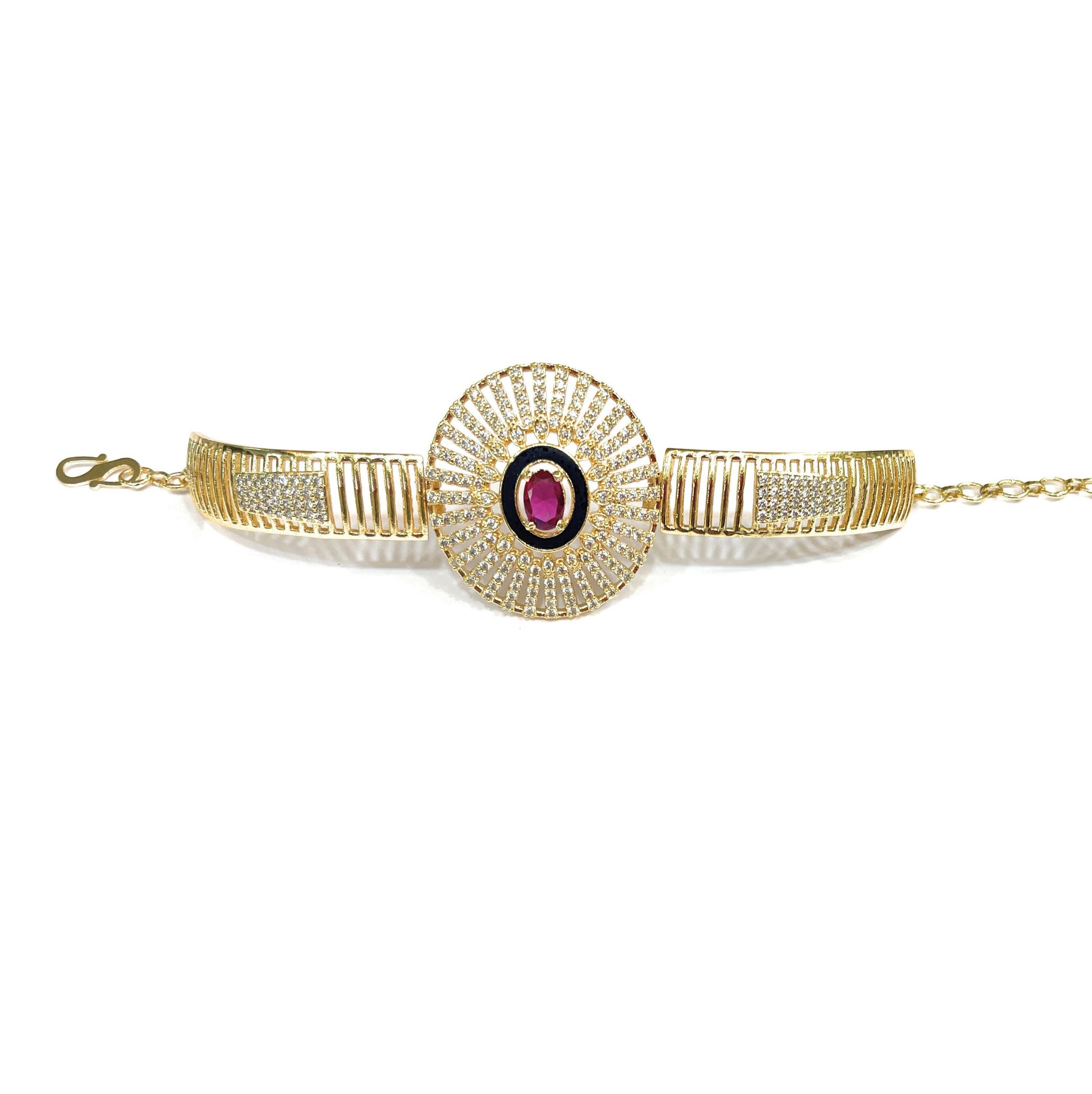 Red Wrist Watch Bracelet