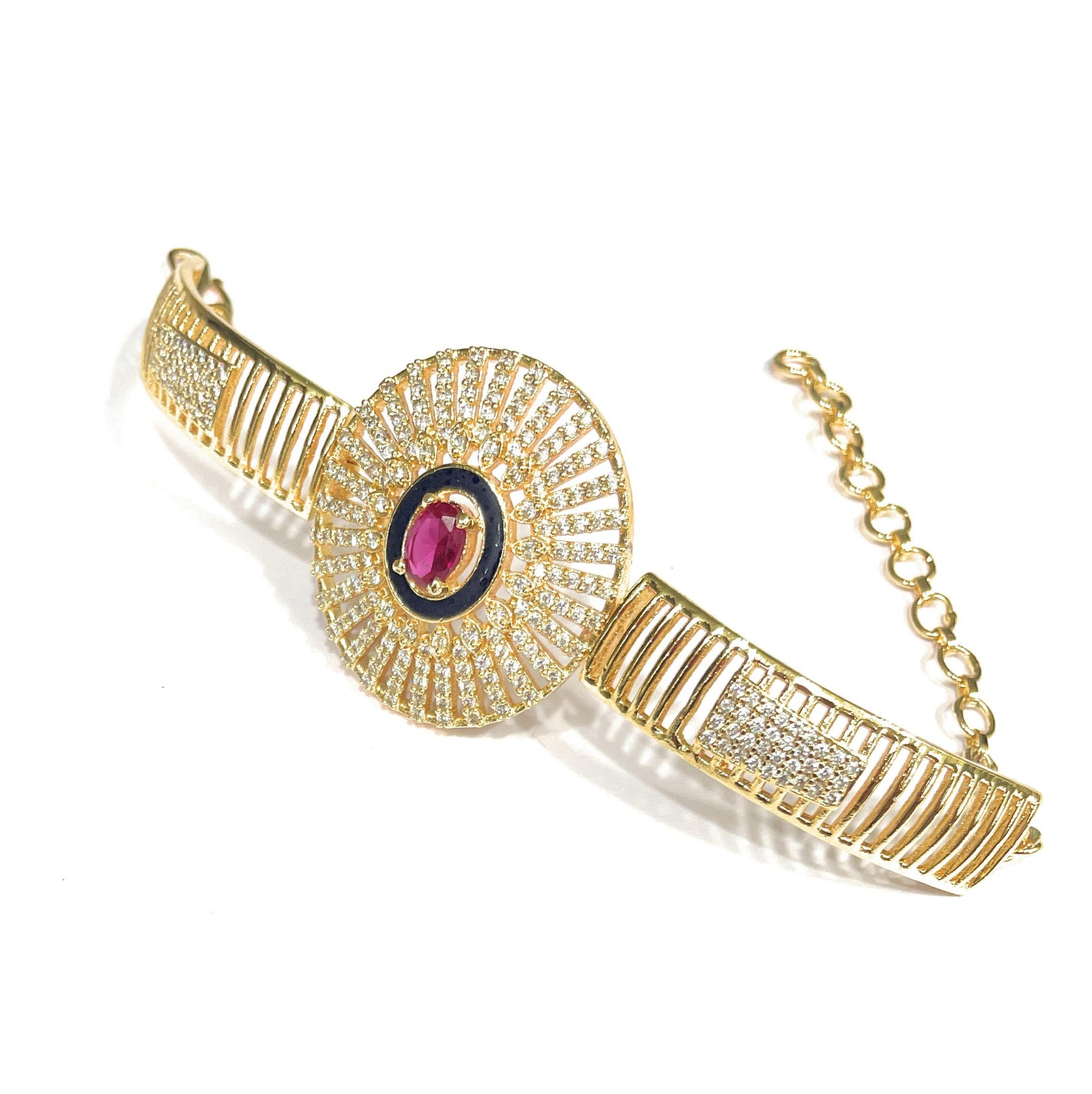 Red Wrist Watch Bracelet