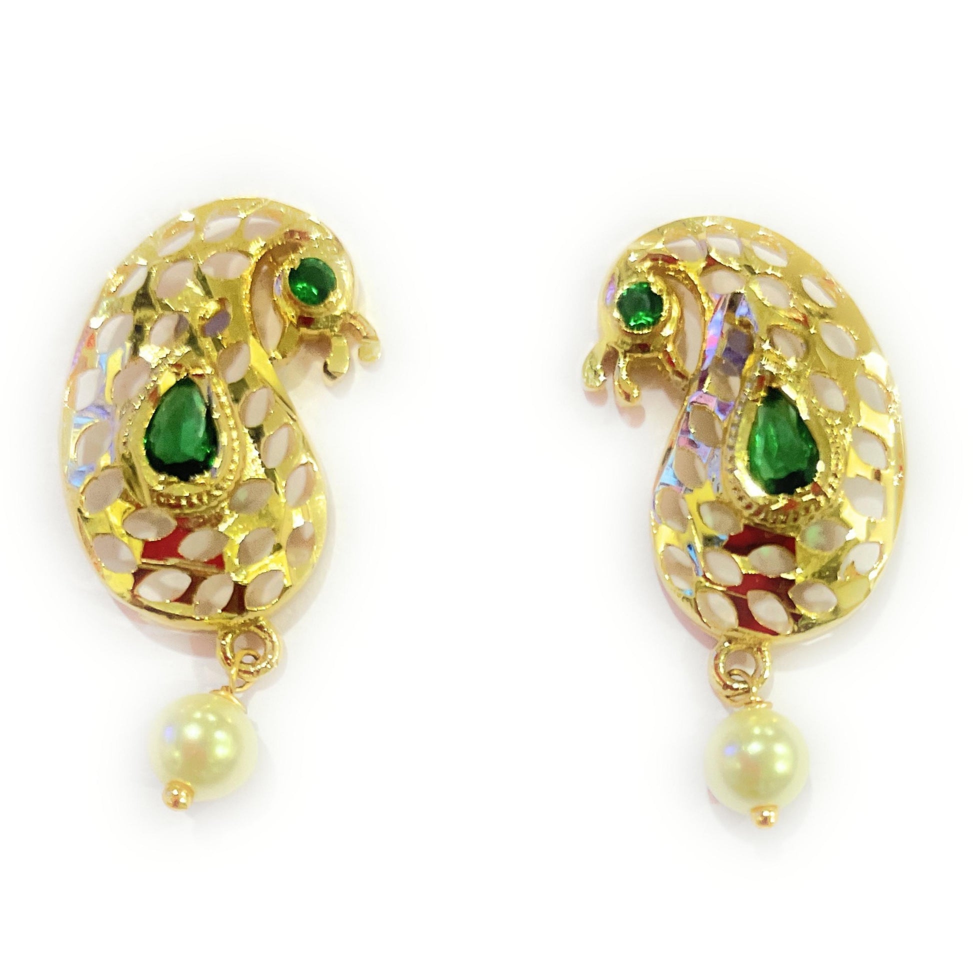 Green Mayur Tanmani Set With Matcing Tops
