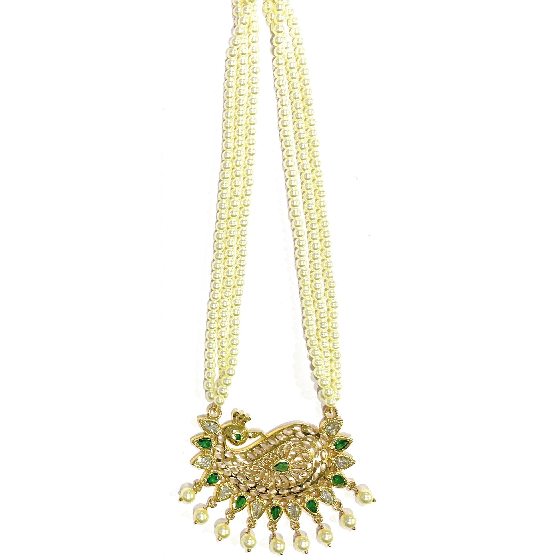 Green Mayur Tanmani Set With Matcing Tops
