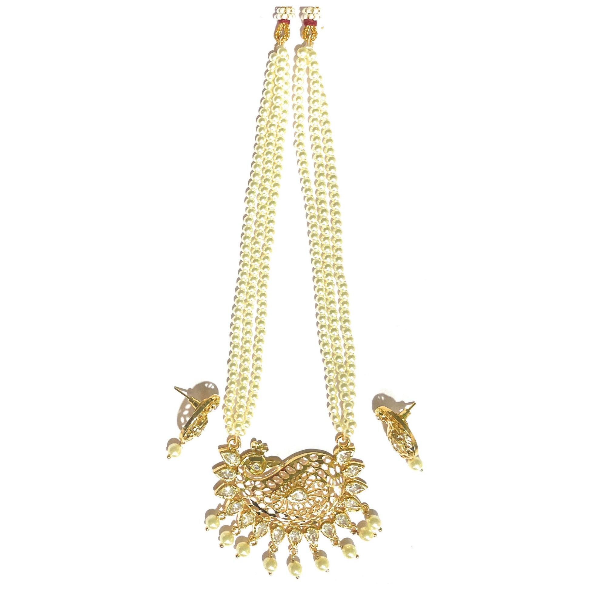 Green Mayur Tanmani Set With Matcing Tops