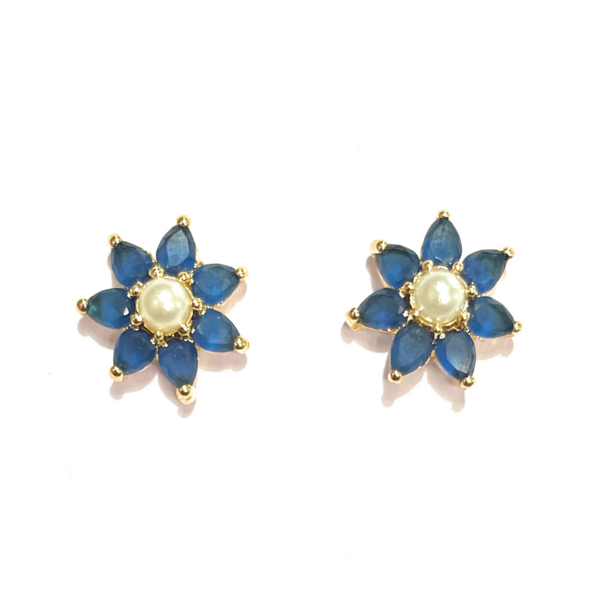 Blue Moti Paan Shape Kudi