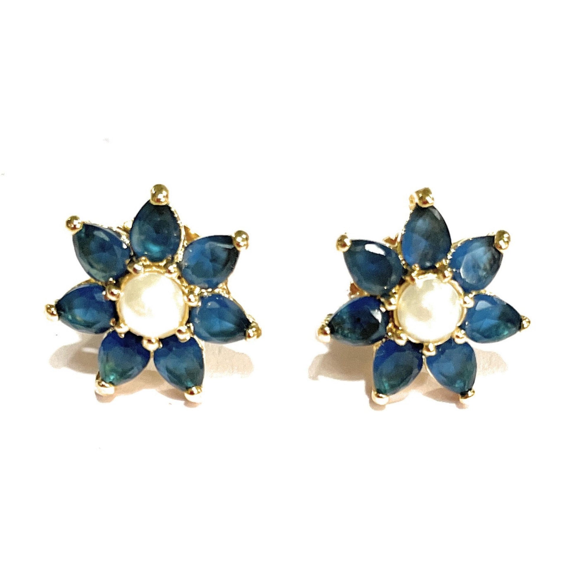 Blue Moti Paan Shape Kudi