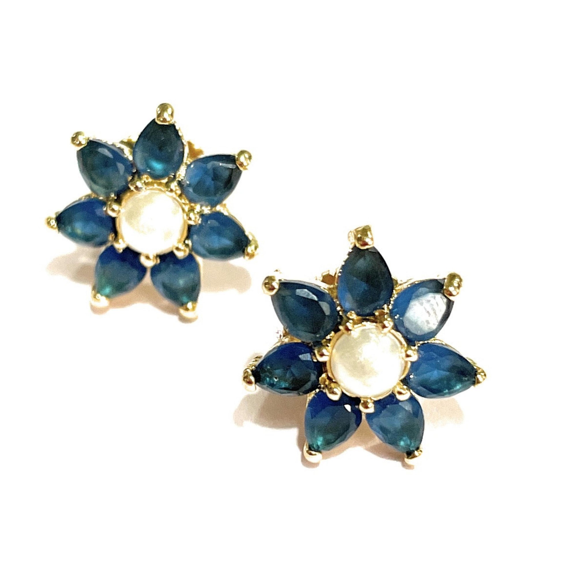 Blue Moti Paan Shape Kudi