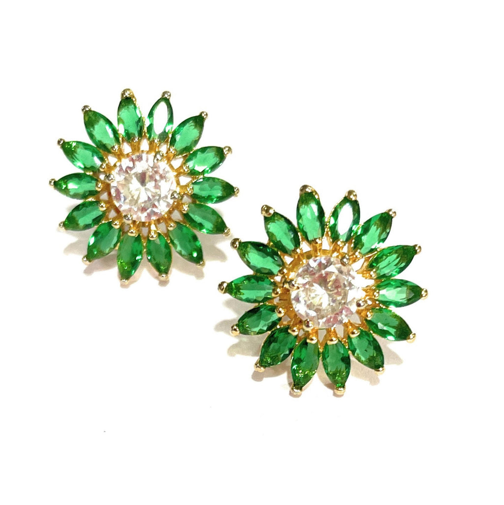 Green Suryaful Top