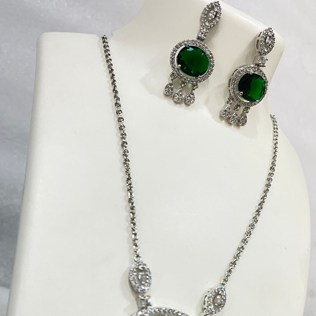 Transparent Oval locket set m328