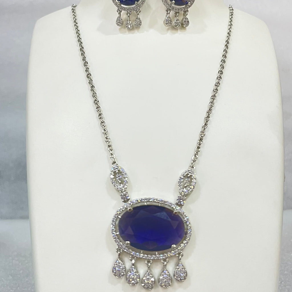 Transparent Oval locket set m328