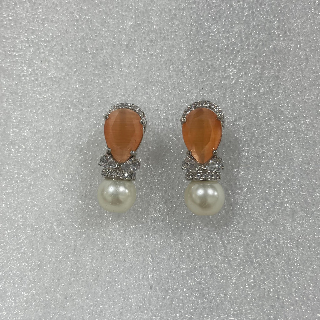 Drop shape stone earing T1116 1116