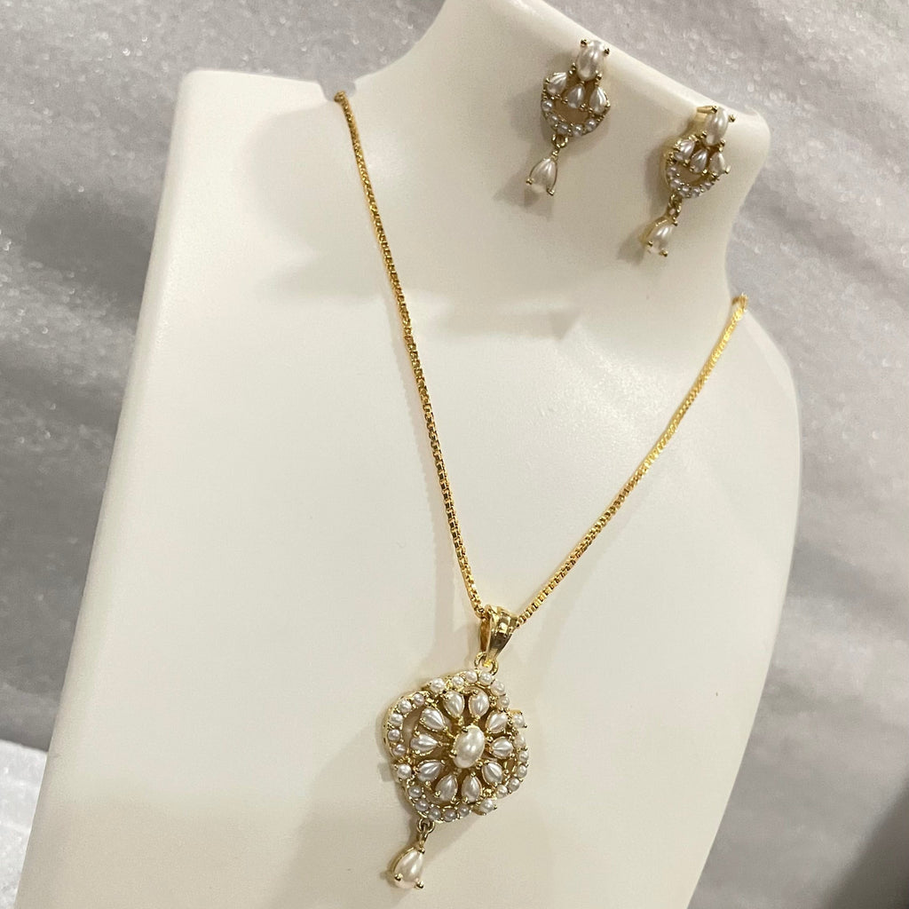 Moti Locket set + chain m370 370