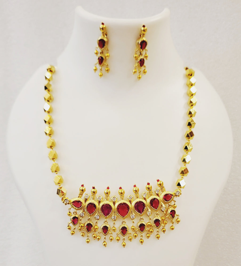 Ruby Pink Large Tanmani Set m586 586