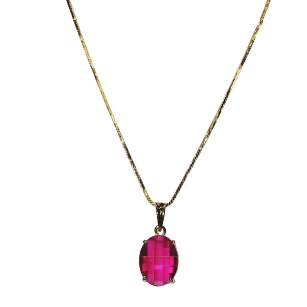 Ruby Pink Locket Set m587 587