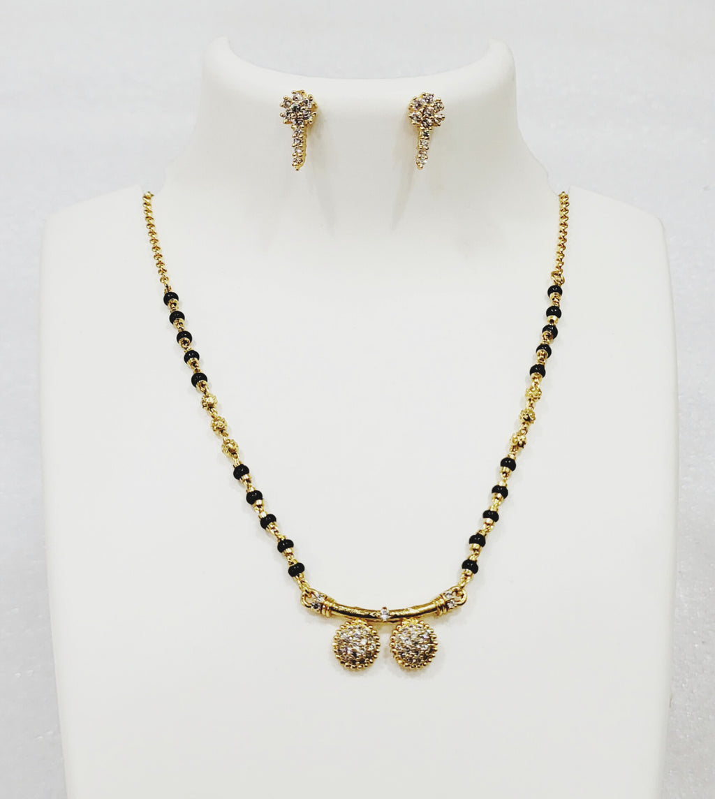 Delicate AD Wati Mangalsutra with Tops m612 612