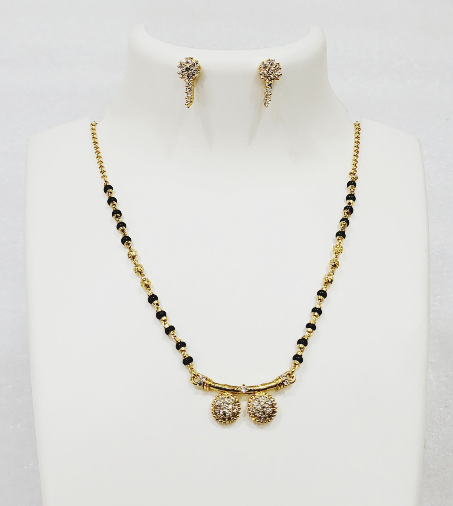 Delicate AD Wati Mangalsutra with Tops m612 612