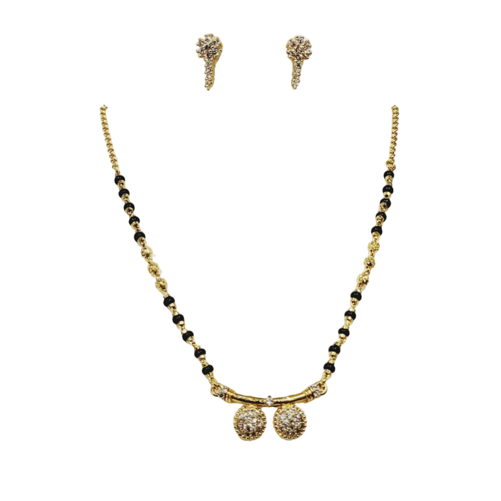 Delicate AD Wati Mangalsutra with Tops m612 612
