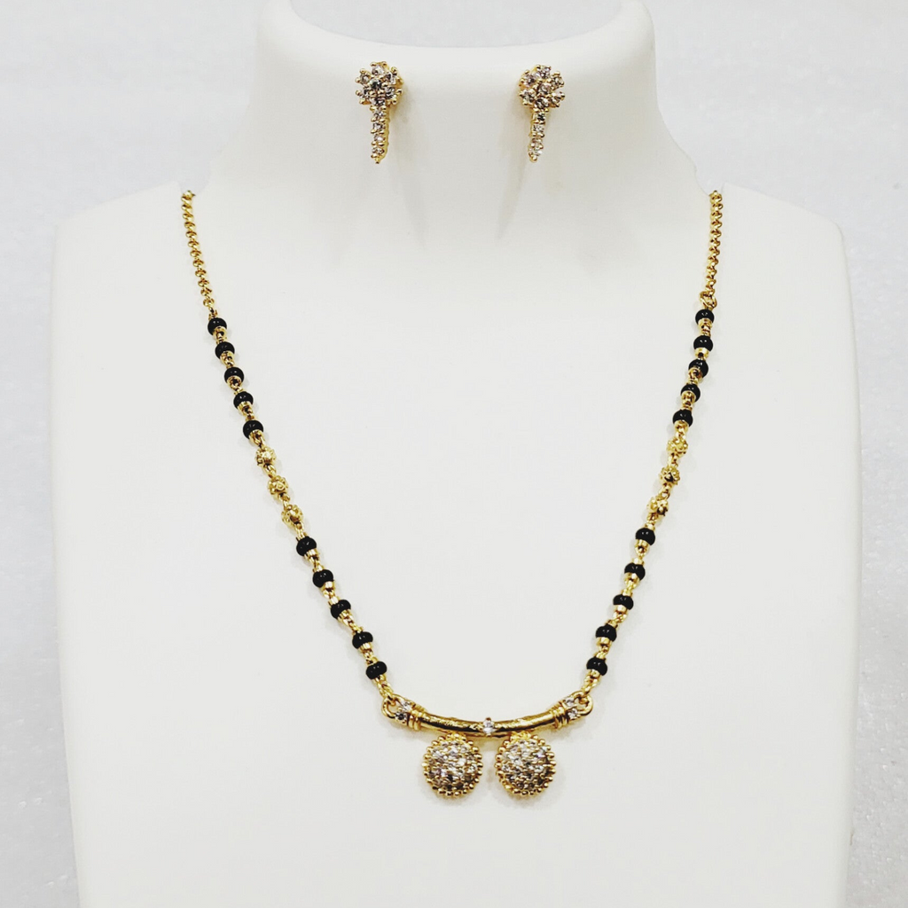 Delicate AD Wati Mangalsutra with Tops m612 612