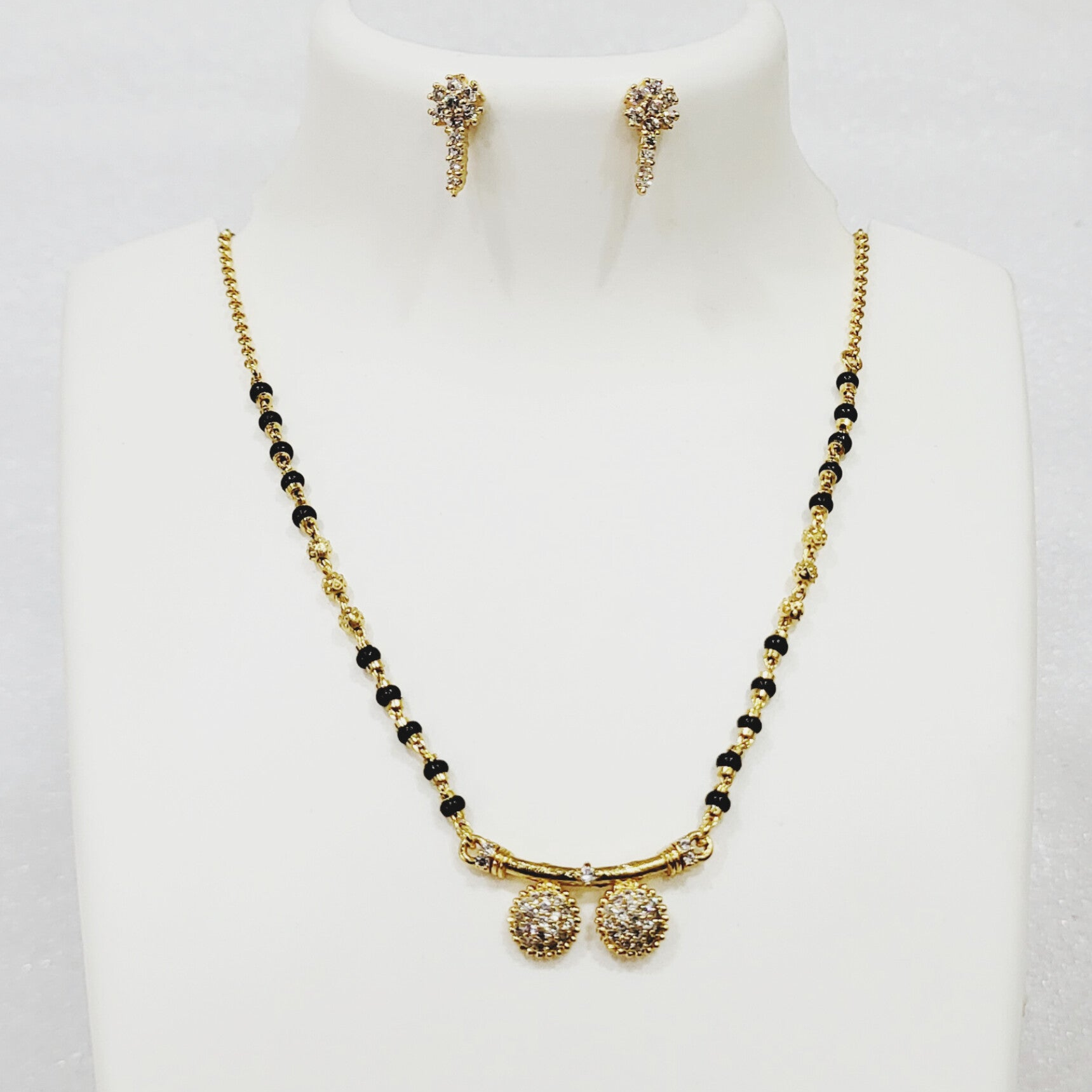 Delicate AD Wati Mangalsutra with Tops m612 612