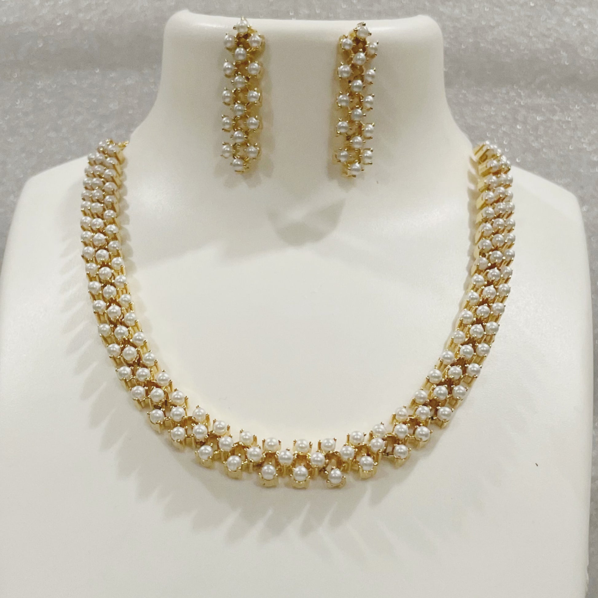 Moti net necklace set m353 353