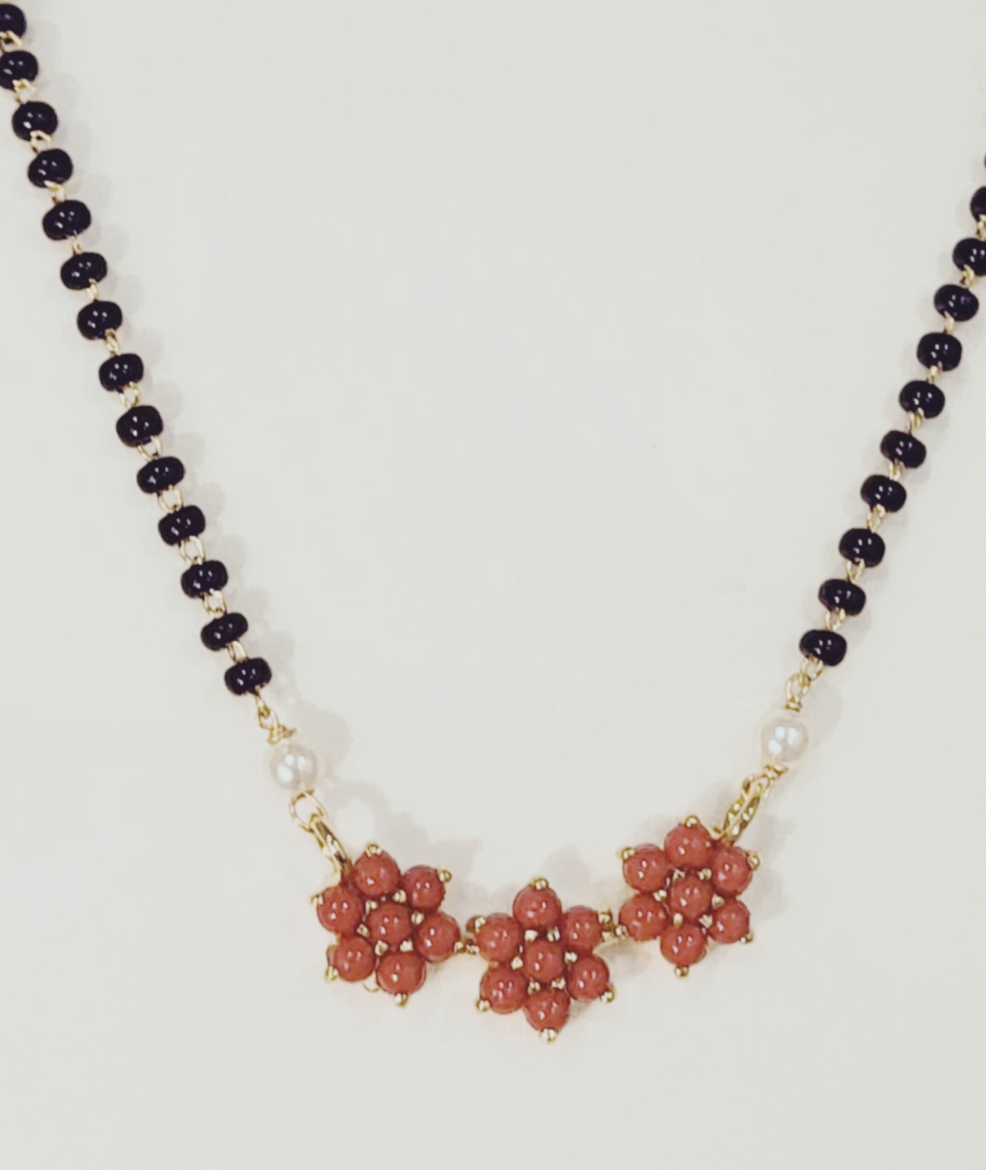 Three Kudi Coral Mangalsutra m698 698