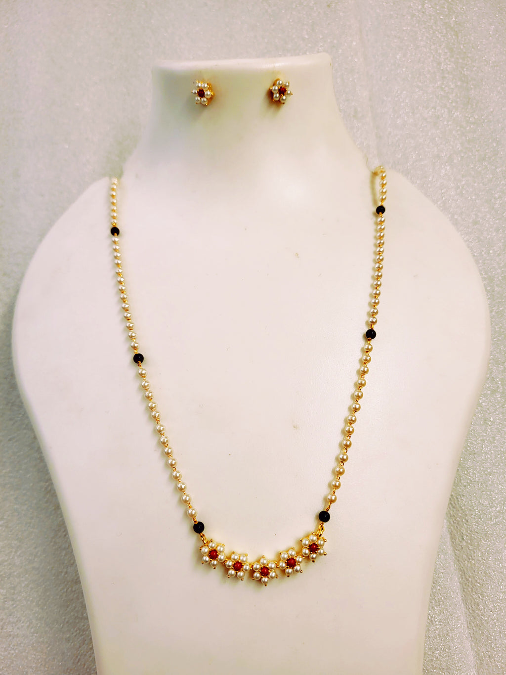 5 kudi Moti Coral Moti Mangalsutra m757 757