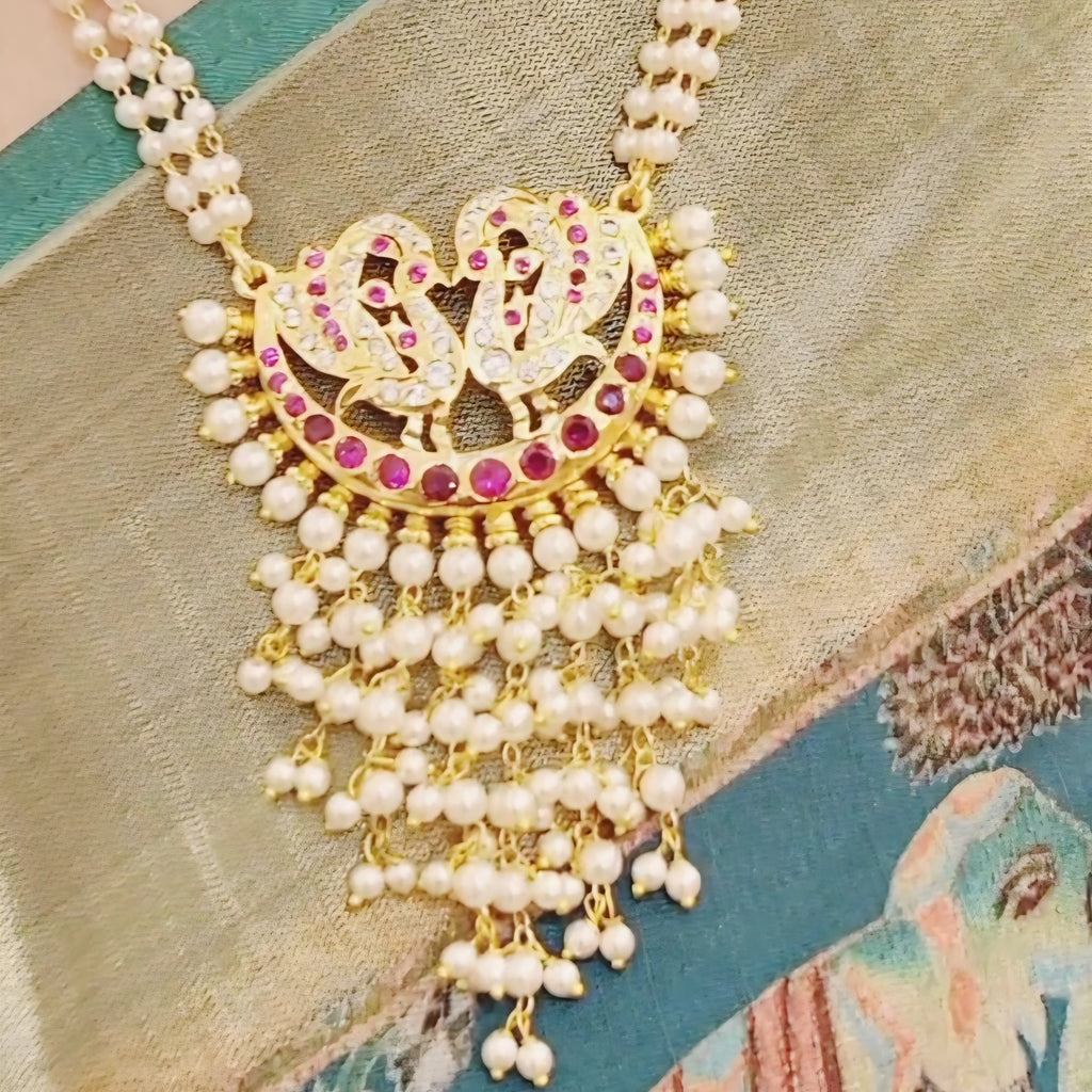 Peacock Moti Ranihaar Set m641 641
