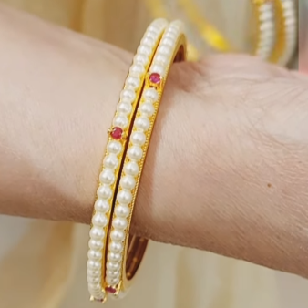 Red Moti Bangles m533 533