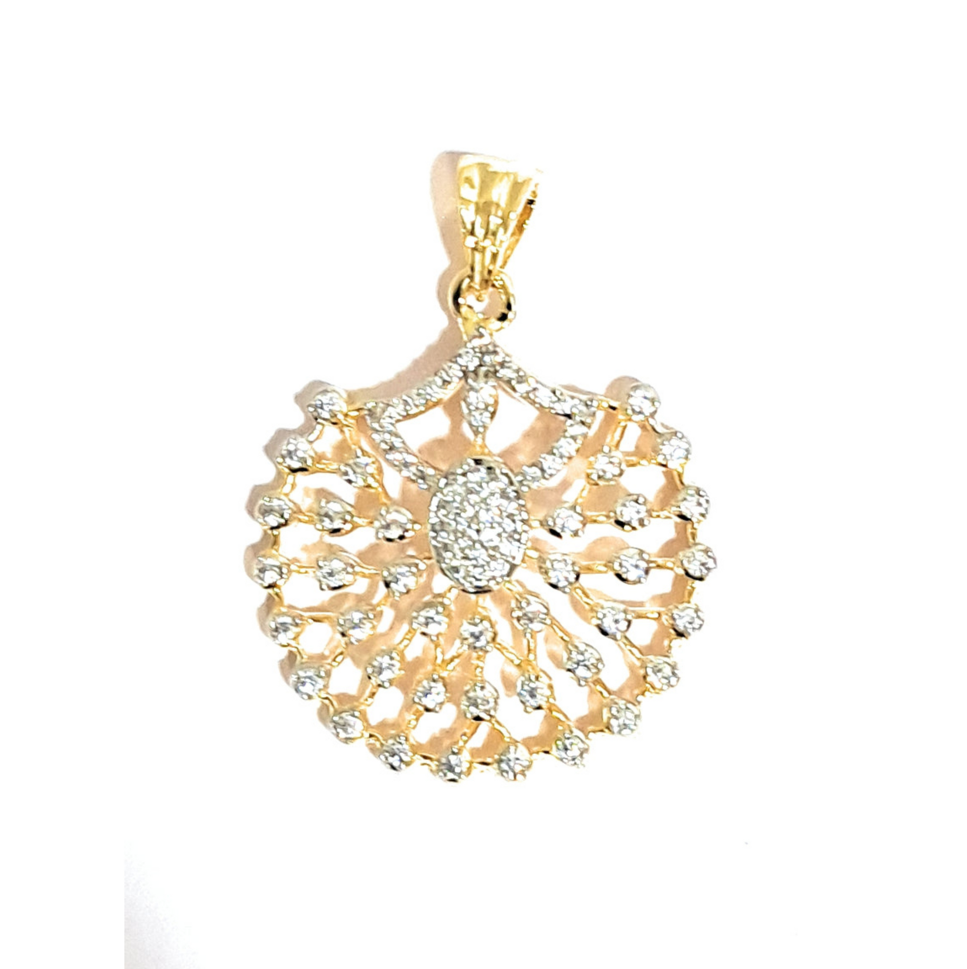 White American Diamonds Locket Set with Chain