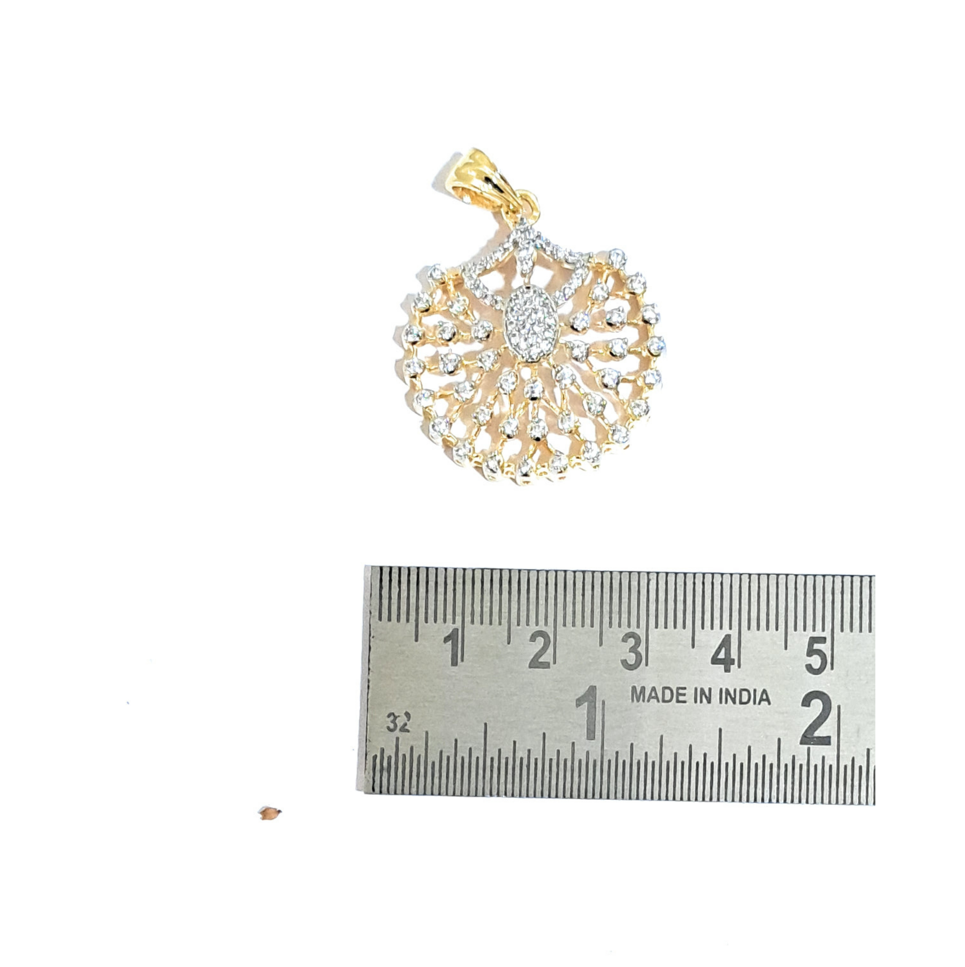 White American Diamonds Locket Set with Chain