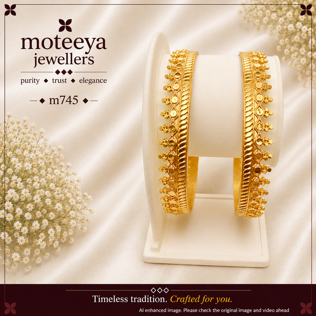 Golden Finish Crown Design Pichodi m745 745