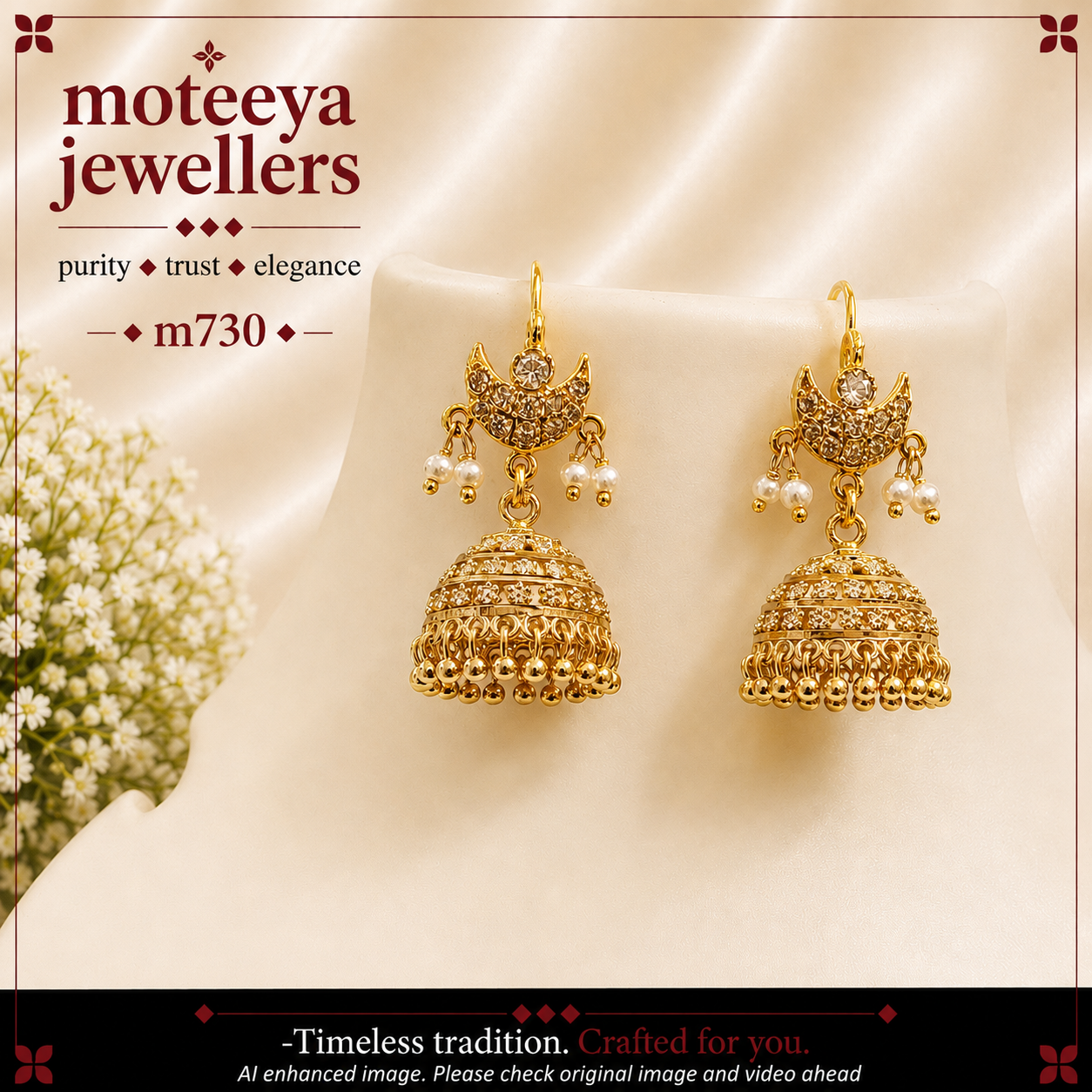 Chandrakor Ghumti Earrings m730 730