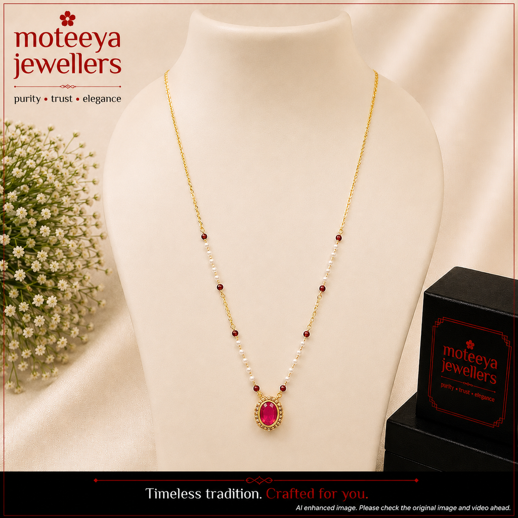 Delicate Ruby Pink Oval Locket m682 682