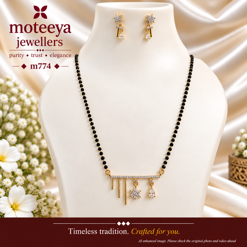 Bar Star And Drop Mangalsutra m774 774